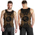 Chuuk Polynesian Men Tank Top Map Gold - Polynesian Pride