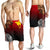 Papua New Guinea All Over Print Men's Shorts - Polynesian Palm Tree Black - Polynesian Pride