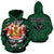 Polynesian Kanaka Maoli Royal Coat of Arms Hawaii Hoodie Green Unisex Green - Polynesian Pride