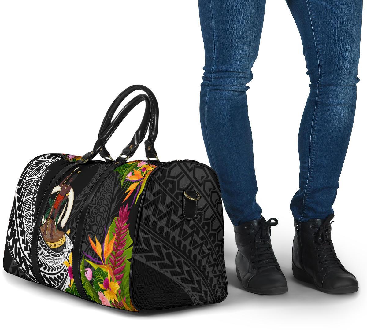 Vanuatu Travel Bag - Seal Spiral Polynesian Patterns - Polynesian Pride