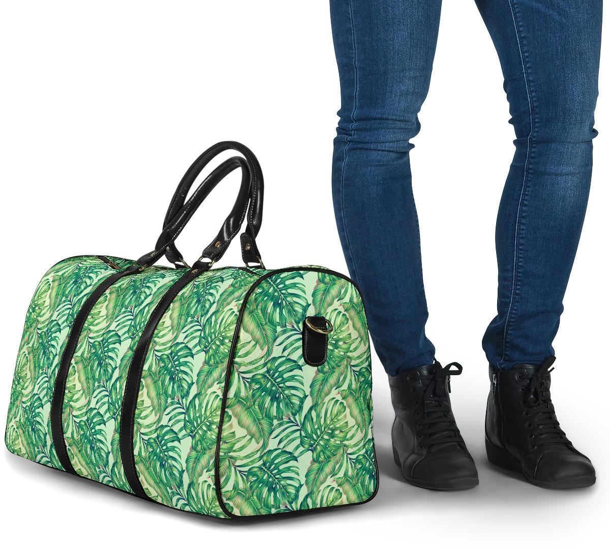 Tropical Leaves Jungle Monstera Leaf Hawaii Travel Bag - Polynesian Pride