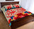 Hawaii Turtle Couple Hibiscus Valentine Pattern Quilt Bed Set - Romance Style - AH - Polynesian Pride