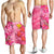 Hawaii All Over Print Men's Shorts - Polynesian Pink Plumeria Turtle - Polynesian Pride