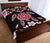 Hawaiian Pinky Turtle Plumeria Quilt Bed Set - Polynesian Pride