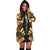 New Caledonia Hoodie Dress - Polynesian Tattoo Gold - Polynesian Pride