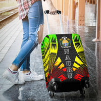Nauru Luggage Cover - Polynesian Tattoo Reggae - Polynesian Pride