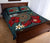 Marquesas Islands Quilt Bed Set - Blue Turtle Tribal - Polynesian Pride