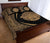 Hawaii Polynesian Pele Kanaka Quilt Bed Set Circle Style Gold - Polynesian Pride