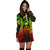 Guam Polynesian Hoodie Dress Map Reggae - Polynesian Pride