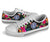 Northern Mariana Islands Low Top Shoe - Hibiscus Polynesian Pattern - Polynesian Pride