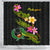 Pohnpei Polynesian Shower Curtain - Plumeria Tribal - Polynesian Pride