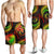 Tahiti Polynesian Men Shorts - Reggae Plumeria REGGAE - Polynesian Pride