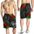 Hawaii Polynesian Men's Shorts - Kanaka Maoli Hawaiian Map Black - Polynesian Pride