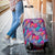 Tropical Exotic Leaves And Flowers On Geometrical Ornament Luggage Cover - Polynesian Pride