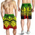 Polynesian Shorts Men - Guam Flag, Seal with Maui Moana Tattoo - Polynesian Pride