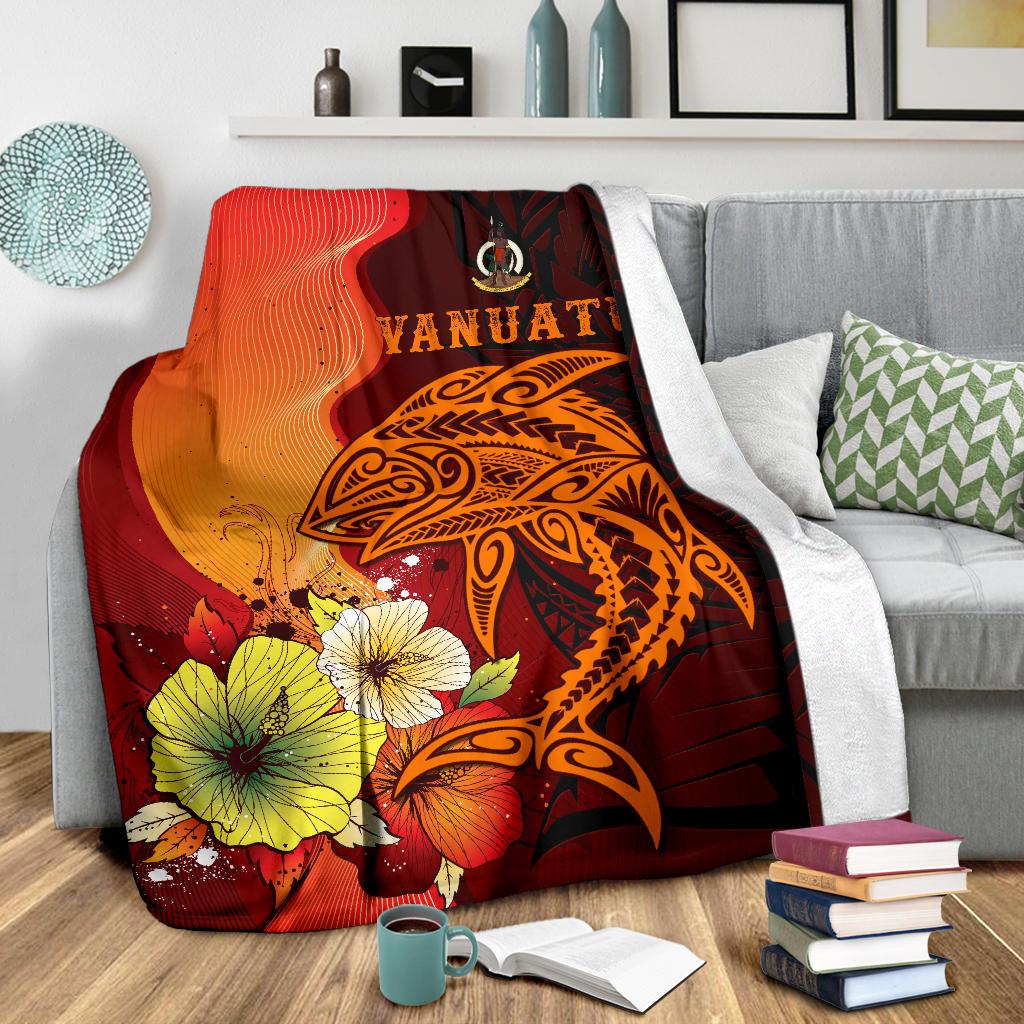 Vanuatu Premium Blankets - Tribal Tuna Fish - Polynesian Pride