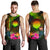 Northern Mariana Islands Personalised Men's Tank Top - Hibiscus and Banana Leaves - Polynesian Pride