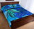 Hawaii Turtle Hibiscus Ocean Quilt Bed Set - Lingi Style - AH - Polynesian Pride