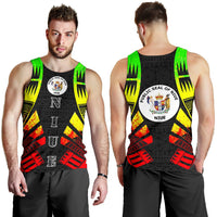 Niue Men Tank Top - Polynesian Tattoo Reggae - Polynesian Pride