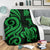 New Caledonia Premium Blanket - Green Tentacle Turtle - Polynesian Pride