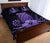 Hawaii Polynesian Pineapple Hibiscus Quilt Bed Set - Zela Style Purple - Polynesian Pride