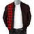 Hawaii Kakau Polynesian Anchor Personalized Men's Bomber Jacket - Red - Polynesian Pride