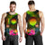 Northern Mariana Islands Polynesian Men's Tank Top - Hibiscus and Banana Leaves - Polynesian Pride