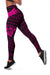 Hawaii Hibiscus Banzai Surfing Women's Legging Pink - Polynesian Pride