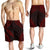 Marquesas Islands Men's Shorts - Polynesian Chief Red Version - Polynesian Pride