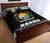 Nauru Quilt Bed Set - Nauru Coat Of Arms Polynesian Tattoo Black Fog Style - Polynesian Pride