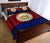 Hawaii Flag Kakau Polynesian Quilt Bed Set - Seal Of Hawaii - Polynesian Pride