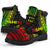 Tahiti Leather Boots - Polynesian Reggae Chief Version - Polynesian Pride