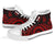 New Caledonia High Top Canvas Shoes - Red Tentacle Turtle - Polynesian Pride