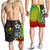 Yap Micronesian Men's Shorts Reggae - Turtle With Hook Reggae - Polynesian Pride