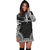 New Caledonia Women's Hoodie Dress - Polynesian Black Chief - Polynesian Pride