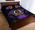 Vanuatu Polynesian Quilt Bed Set Hibiscus Purple - Polynesian Pride