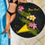 Tokelau Custom Personalised Beach Blanket - Plumeria Tribal - Polynesian Pride