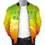 Kanaka Maoli Polynesian Men's Bomber Jacket - Turtle Style - Polynesian Pride