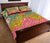 Hawaii Turtle Couple Plumeria Valentine Pattern Quilt Bed Set - Bond Style - AH - Polynesian Pride