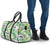 Tropical Orange Orchids Strelitzia Monstera Hawaii Travel Bag - Polynesian Pride