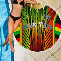 Hawaii Polynesian Custom Personalised Beach Blanket - Tribal Ornamental - Polynesian Pride