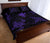 Hawaii Map Kanaka Polynesian Quilt Bed Set Circle Underwater Purple - Polynesian Pride