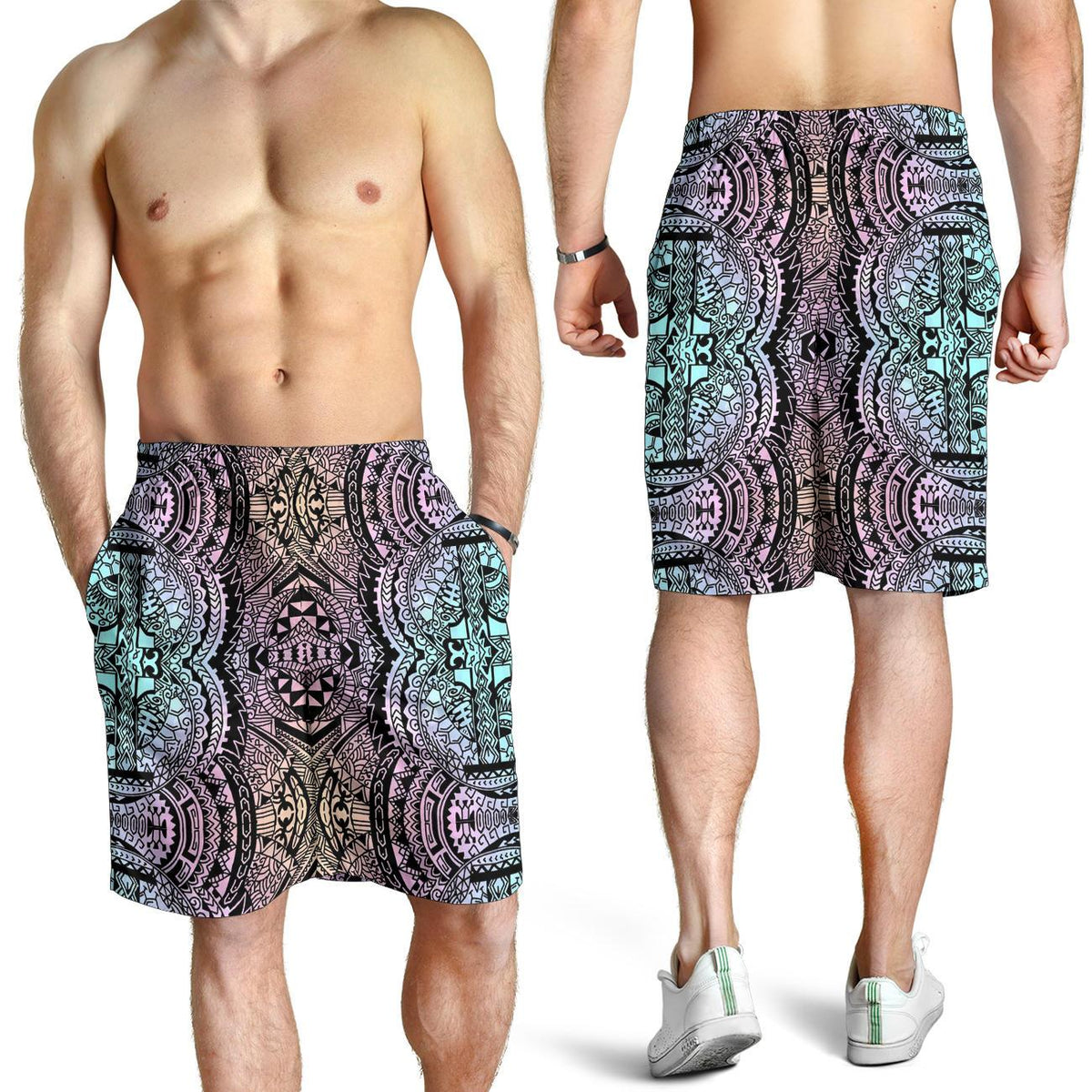 Polynesian Men's Shorts Blur - Polynesian Pride