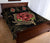 Hawaii Shark Hibiscus Gold Quilt Bed Set - Polynesian Pride