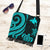 Papua New Guinea Boho Handbag - Turquoise Tentacle Turtle - Polynesian Pride
