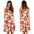 Hawaii Hibiscus Flower Pattern Midi Dress - Polynesian Pride