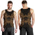 Federated States Of Micronesian Polynesian Men Tank Top Map Gold - Polynesian Pride