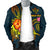 Kosrae Polynesian Personalised Men's Bomber Jacket - Legend of Kosrae (Blue) - Polynesian Pride