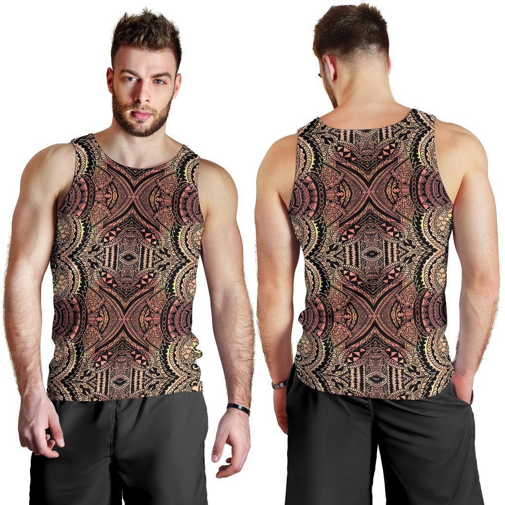 Polynesian Men's Tank Top Grown White - Polynesian Pride