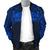 American Samoa Spirit Men's Bomber Jacket (Blue) - Polynesian Pride